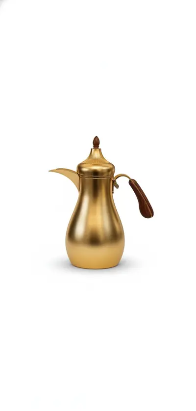 دلة قهوة عربية - ذهبي