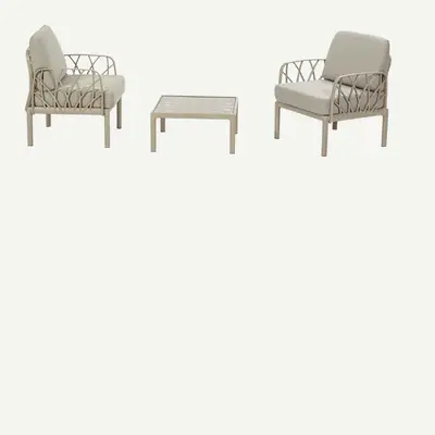 3 Piece - Verona Modular Outdoor Lounge Set