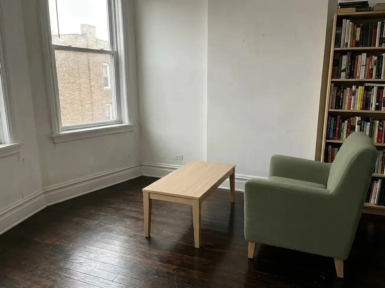 The same apartment staged