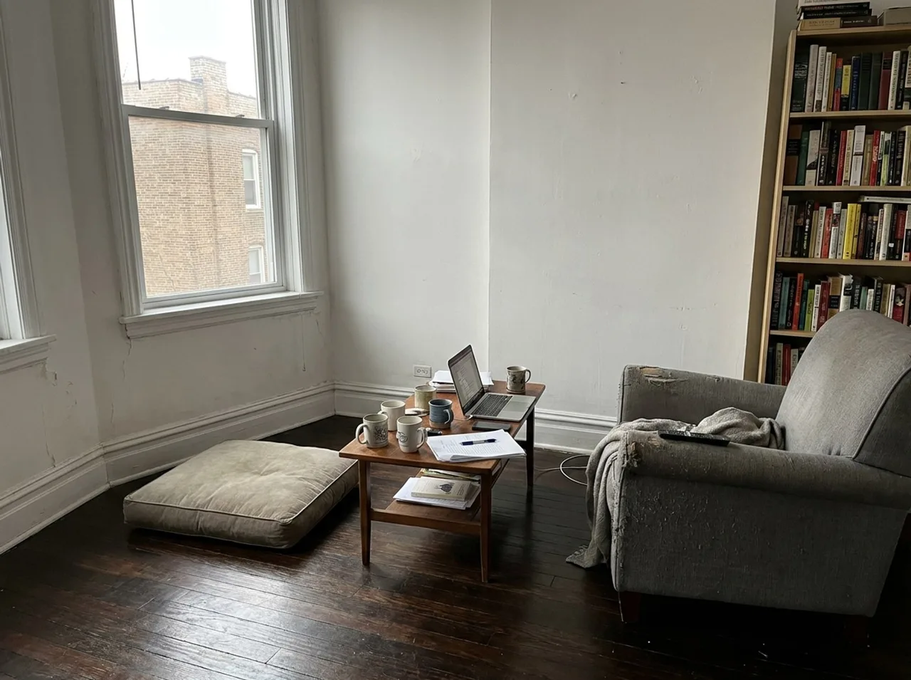 An apartment before staging